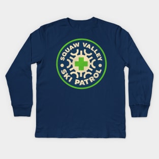 Squaw Valley Ski Patrol Kids Long Sleeve T-Shirt